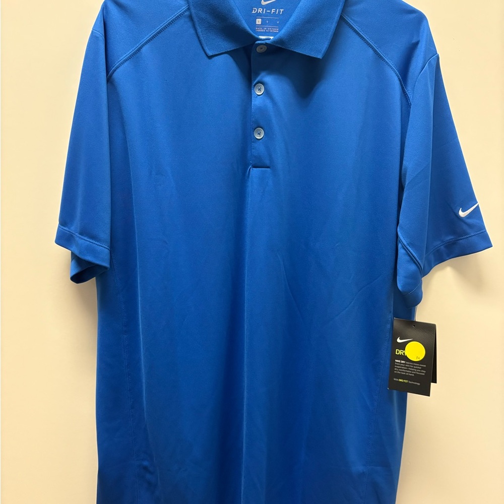 Nike Blue Performance Polo Shirt